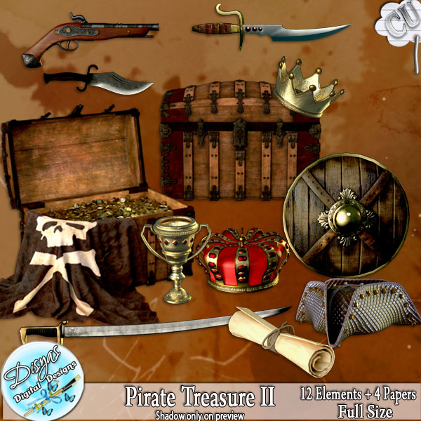 CU Pirate Treasure II - FULL SIZE - Click Image to Close